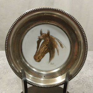 “Assault” sterling silver coaster  By Frank M Whiting Triple Crown Winner 1946